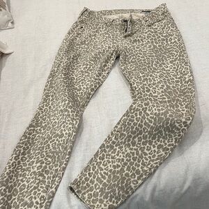 Lucky Brand Leopard Skinny Jeans